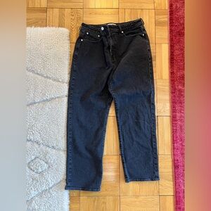 Madewell curvy 90s straight in black size 32